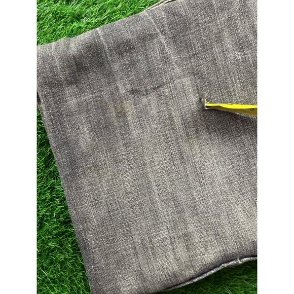 True Religion Ricky Super T Jeans 36 Gray Distressed Flap Pocket Made in USA - Picture 9 of 10